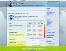 Tablet Screenshot of hrdlog.net
